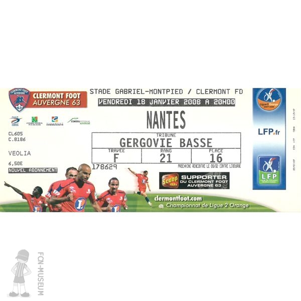 2007-08 21ème j Clermont Nantes