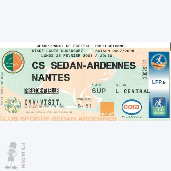 2007-08 25ème j Sedan Nantes