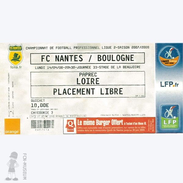 2007-08 33ème j Nantes Boulogne