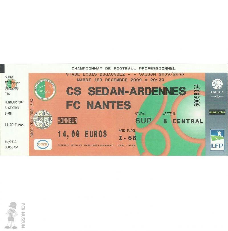 2009-10 16ème j Sedan Nantes