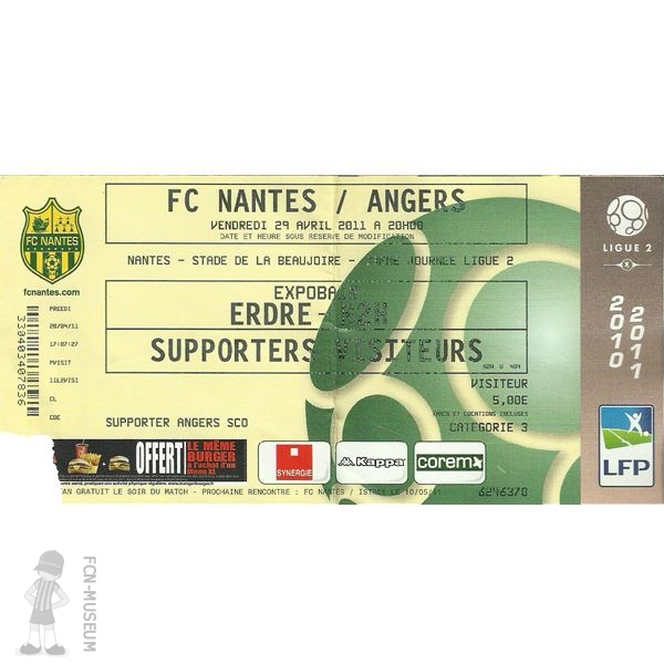 2010-11 33ème j Nantes Angers