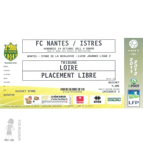 2011-12 11ème j Nantes Istres