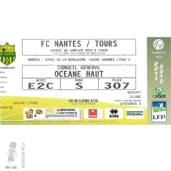 2011-12 21ème j Nantes Tours