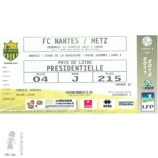 2011-12 24ème j Nantes Metz