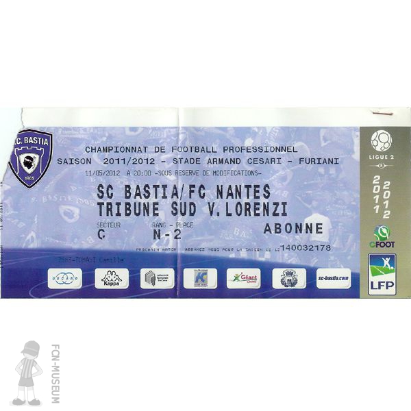 2011-12 37ème j Bastiia Nantes