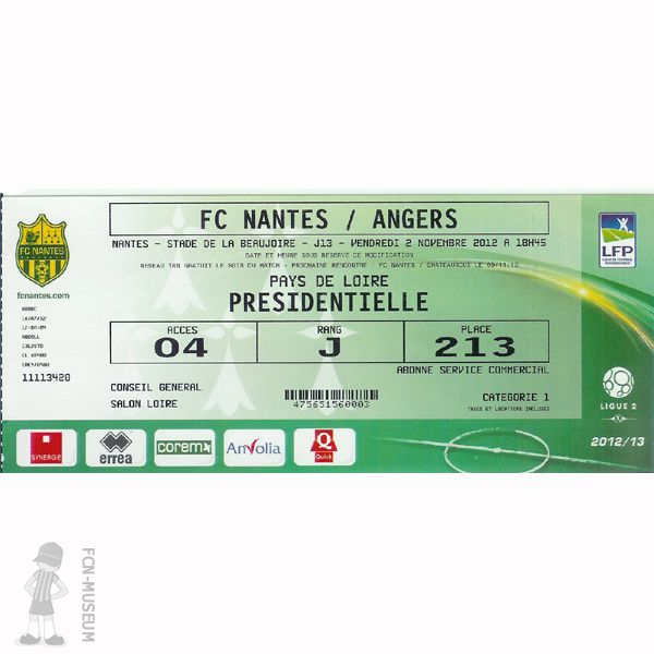 2012-13 13ème j Nantes Angers