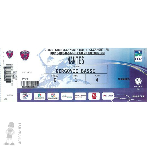 2012-13 17ème j Clermont Nantes