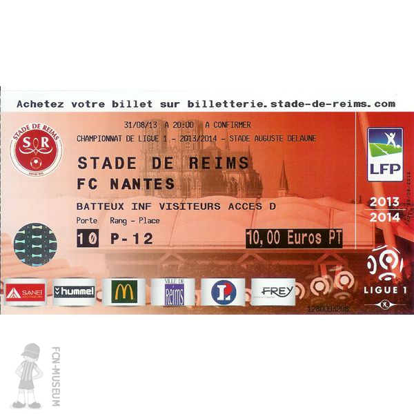 2013-14 04ème j Reims Nantes