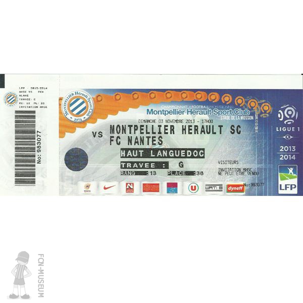 2013-14 12ème j Montpellier Nantes