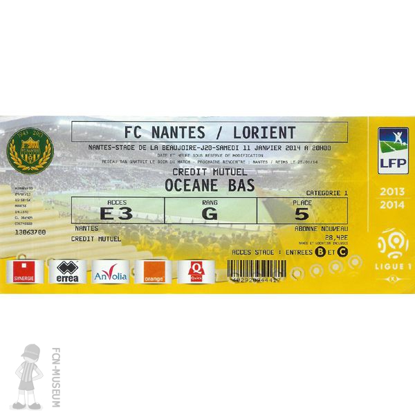 2013-14 20ème j Nantes Lorient