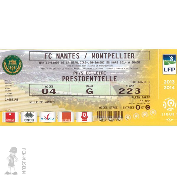 2013-14 30ème j Nantes Montpellier