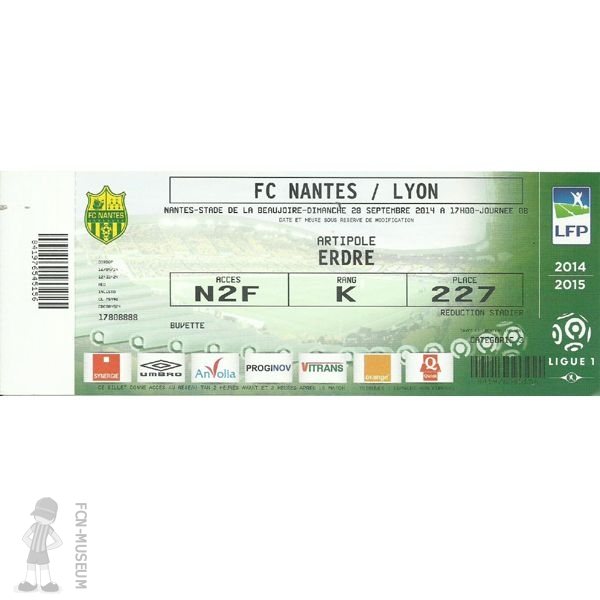 2014-15 08ème j Nantes Lyon