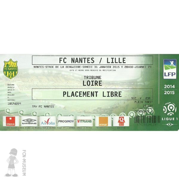 2014-15 23ème j Nantes Lille