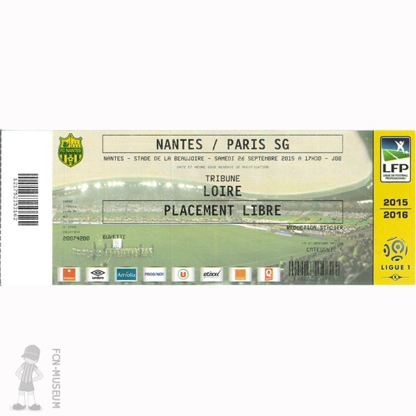2015-16 08ème j Nantes Paris SG