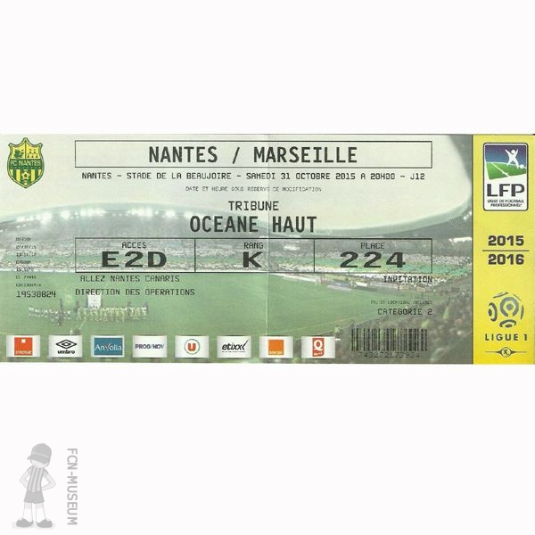 2015-16 12ème j Nantes Marseille