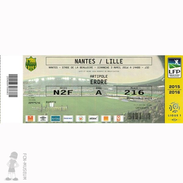 2015-16 32ème j Nantes Lille