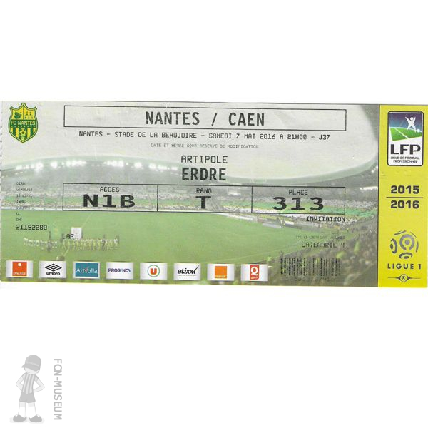 2015-16 37ème j Nantes Caen