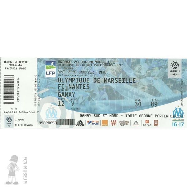 2016-17 07ème j Marseille Nantes