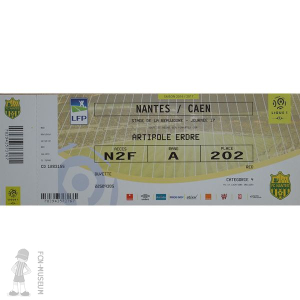 2016-17 17ème j Nantes Caen
