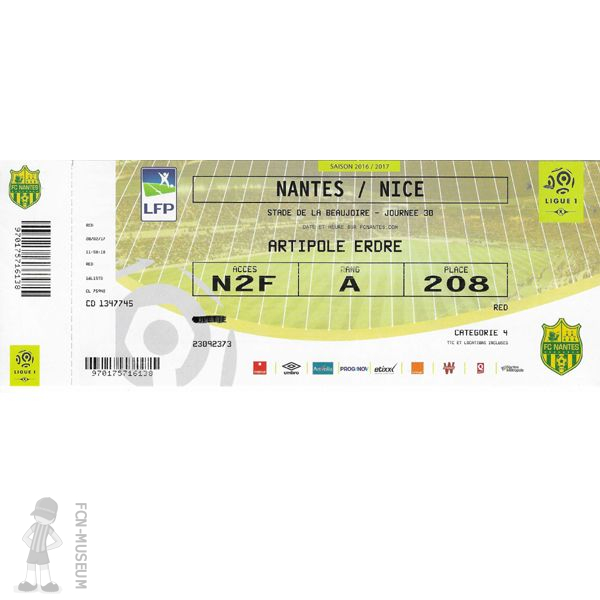 2016-17 30ème j Nantes Nice