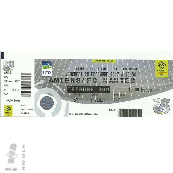 2017-18 19ème j Amiens Nantes