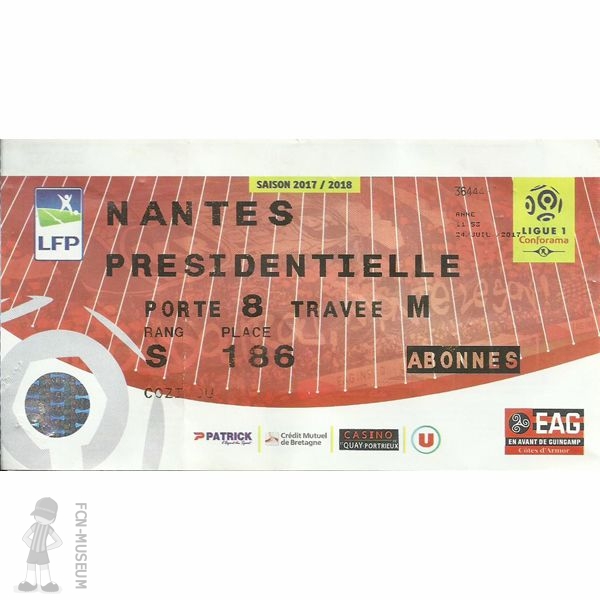 2017-18 23ème j Guingamp Nantes