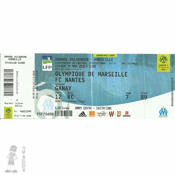 2017-18 28ème j Marseille Nantes