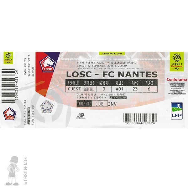 2018-19 06ème j Lille Nantes
