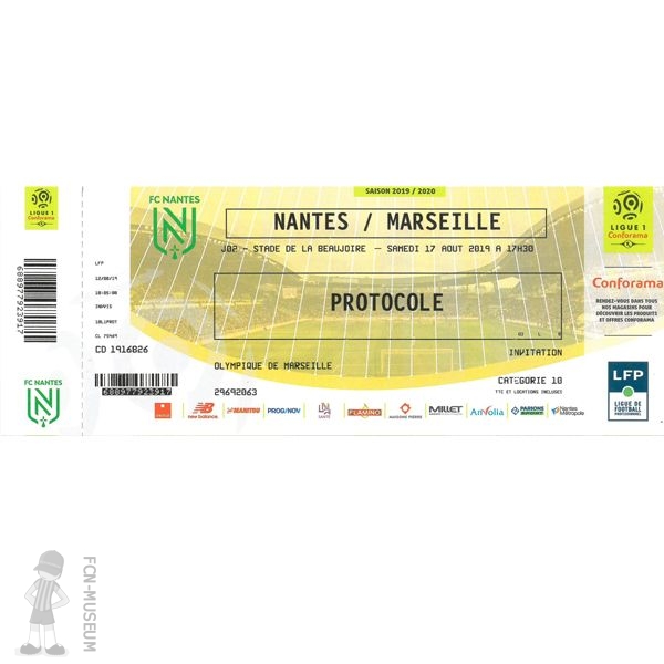2019-20 02ème j Nantes Marseille