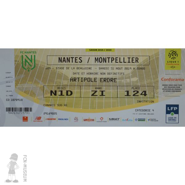 2019-20 04ème j Nantes Montpellier