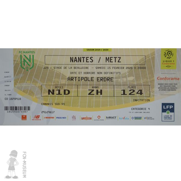 2019-20 25ème j Nantes Metz