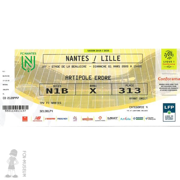 2019-20 27ème j Nantes Lille