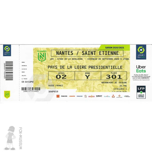 2020-21 04ème j Nantes Saint Etienne