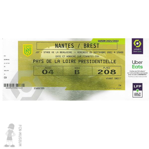 2021-22 07ème j Nantes Brest