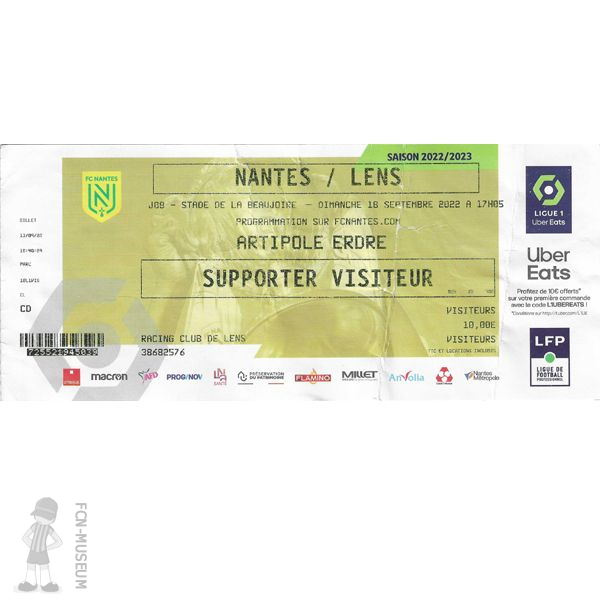 2022-23 08ème j Nantes Lens