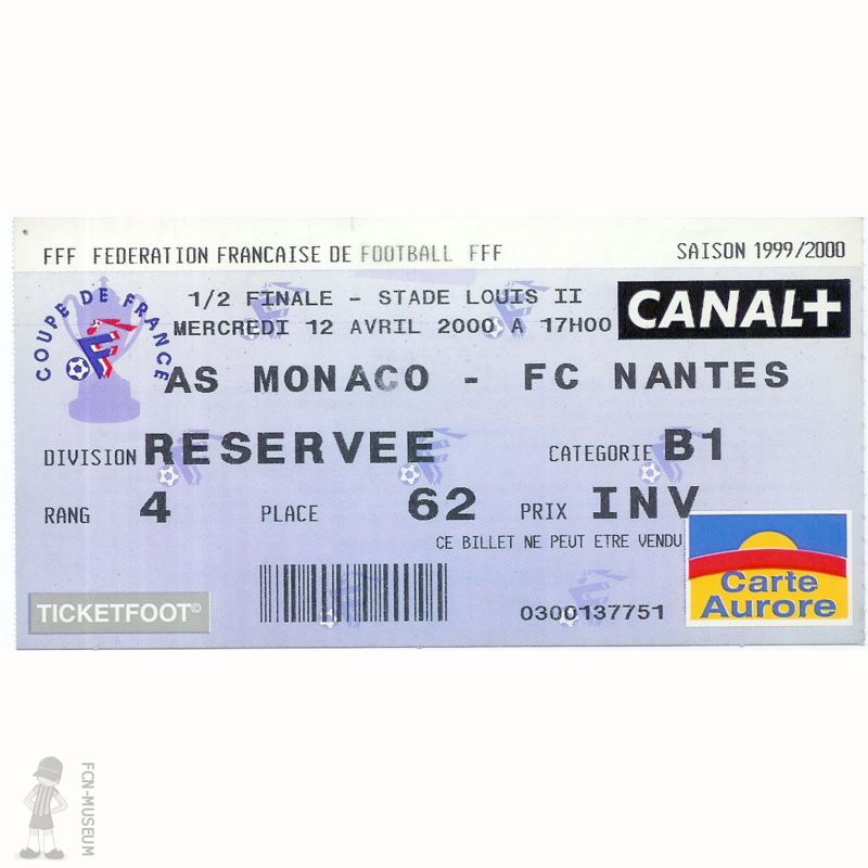 CdF 2000 Demi Monaco Nantes - 1
