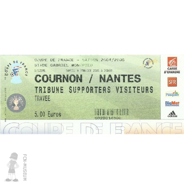 CdF 2005   32ème Cournon Nantes
