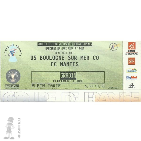 CdF 2005 8ème Boulogne Nantes