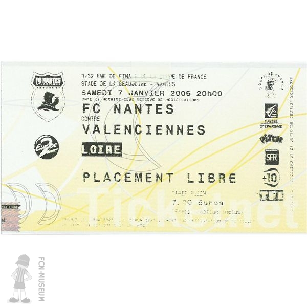 CdF 2006   32ème Nantes Valenciennes