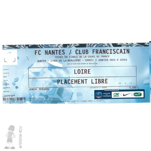 CdF 2015  32ème Nantes Club Franciscain