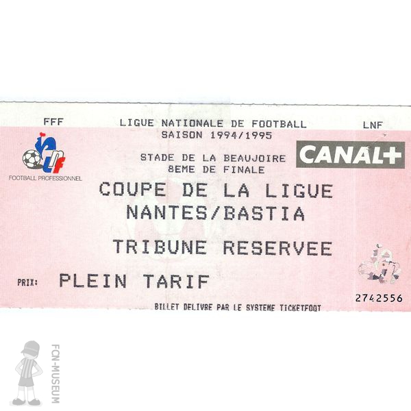 CdL 1994-95  8ème Nantes Bastia
