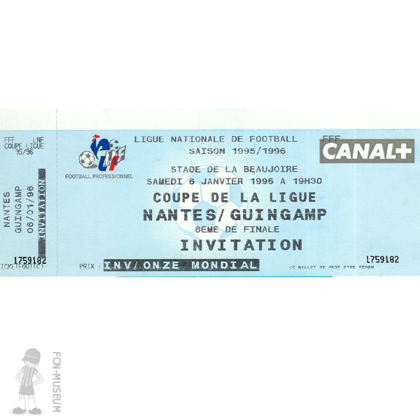 CdL 1995-96 8ème Nantes Guingamp