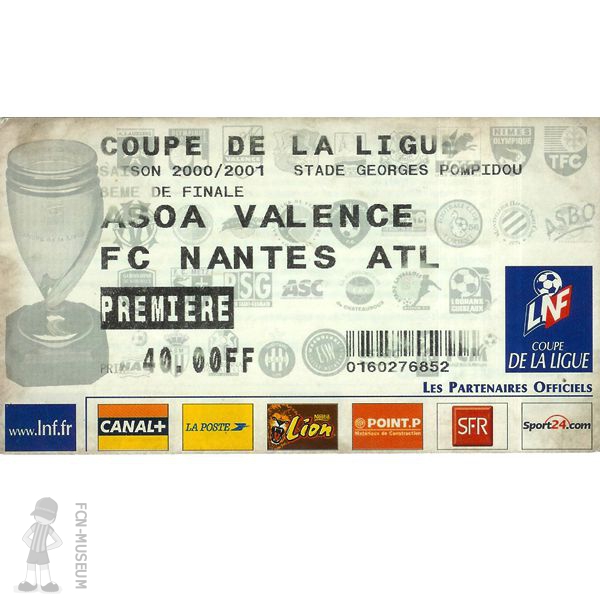 CdL 2000-01  8ème Valence Nantes