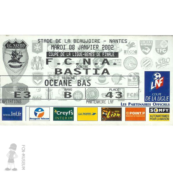 CdL 2001-02  8ème Nantes Bastia