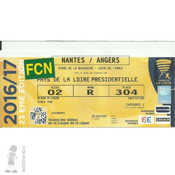 CdL 2016-17 16ème Nantes Angers