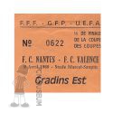 1979-80 demi aller Nantes Valence