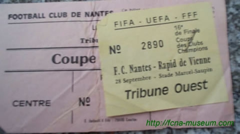 1983-84 16ème retour Nantes Rapid a