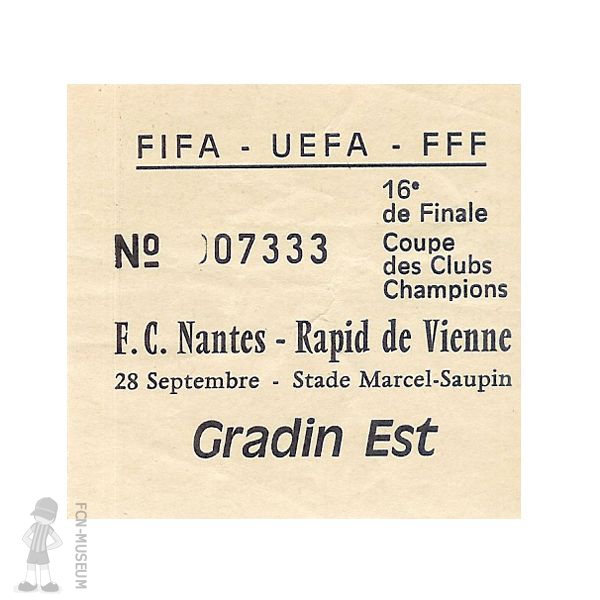 1983-84 16ème retour Nantes Rapid b
