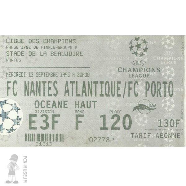 1995-96  1ère J. Nantes Porto - 3