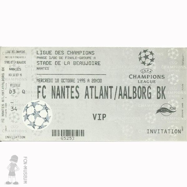 1995-96  3ème J. Nantes Aalborg